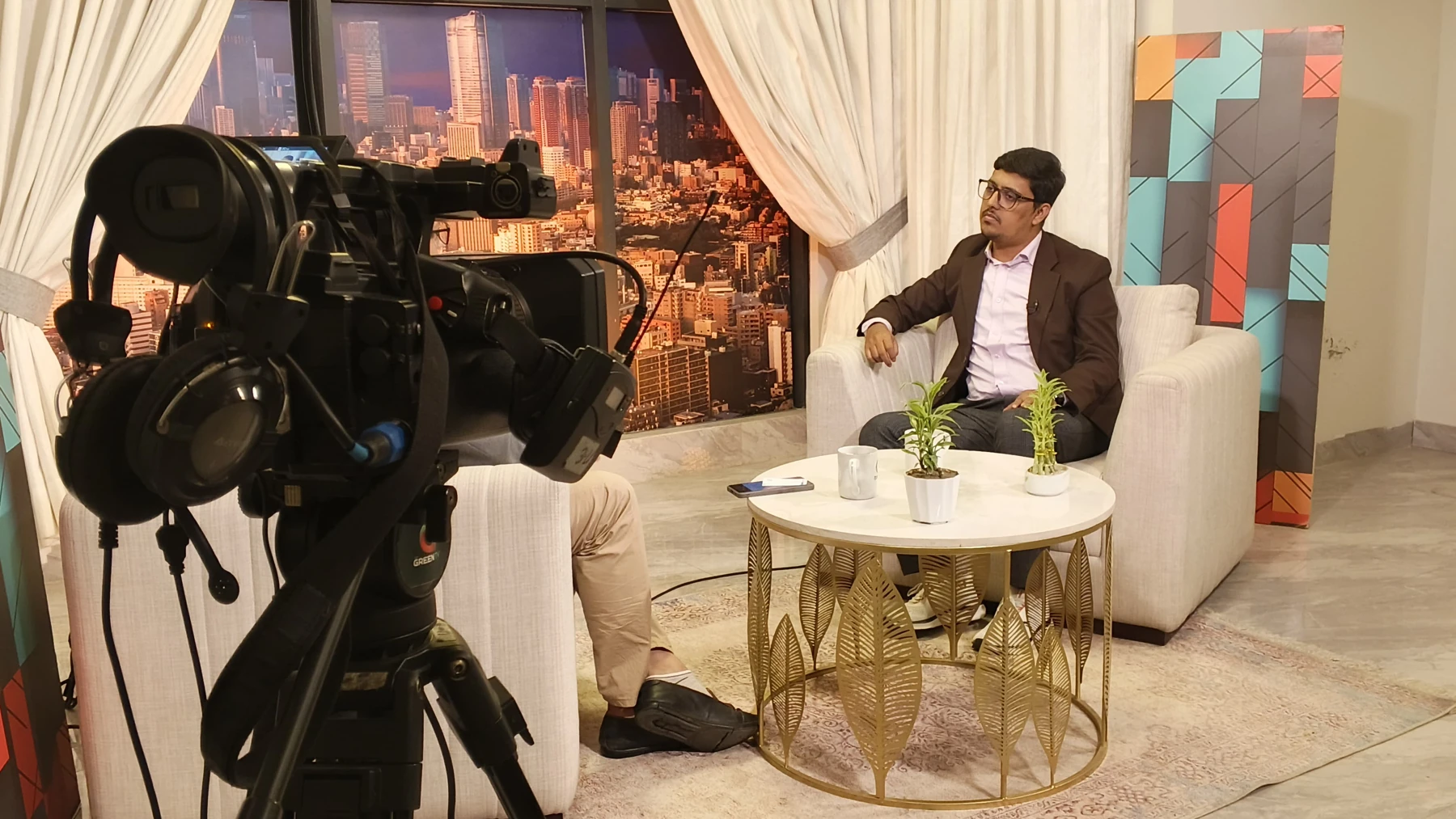 Behind the scenes of The Brand Maker interview on Green TV
