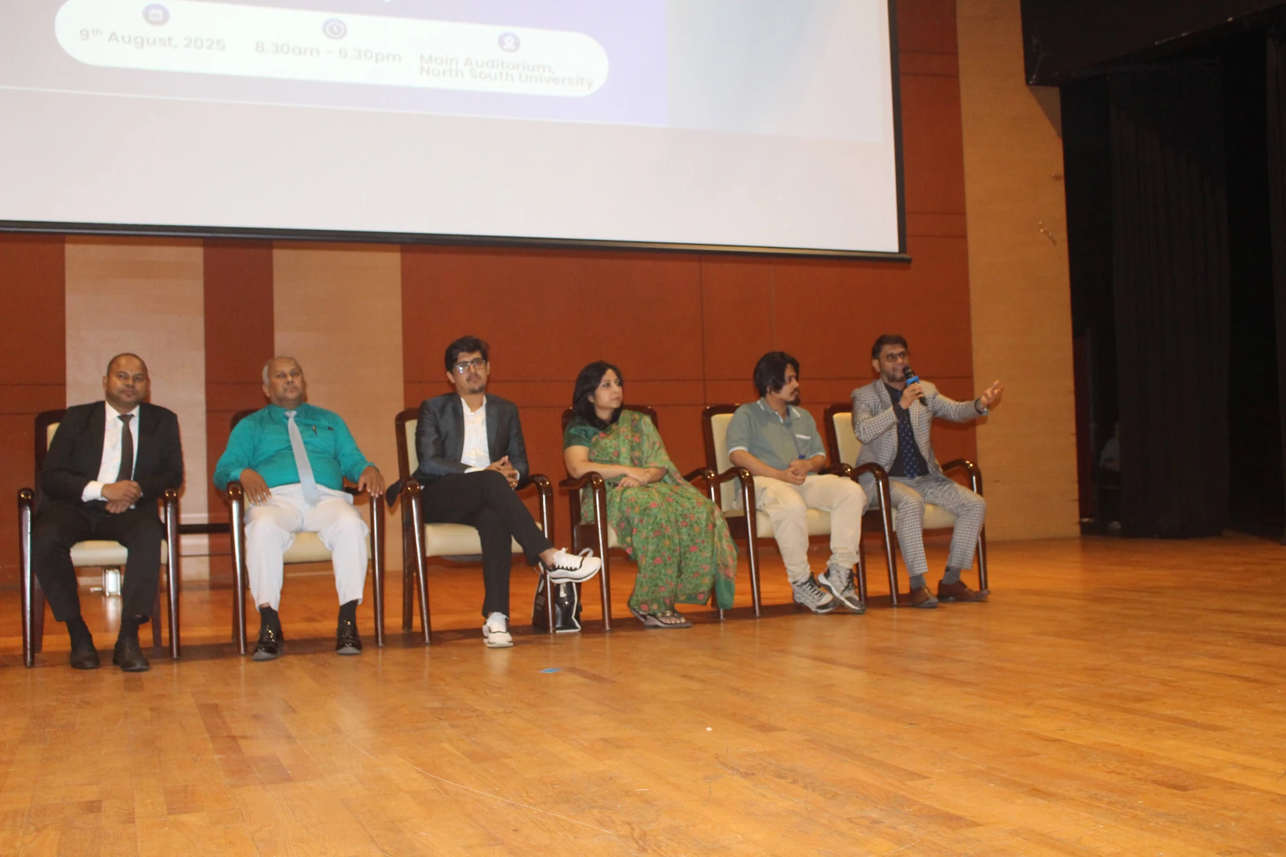 Panel discussion at North South University, 9 August 2025